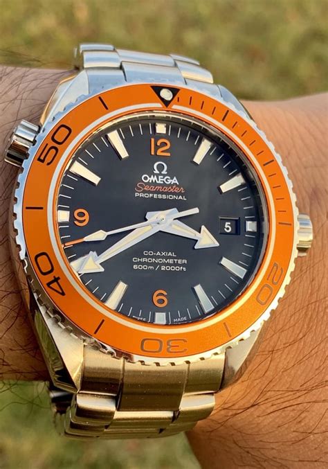 omega planet ocean sales|omega planet ocean orange bezel.